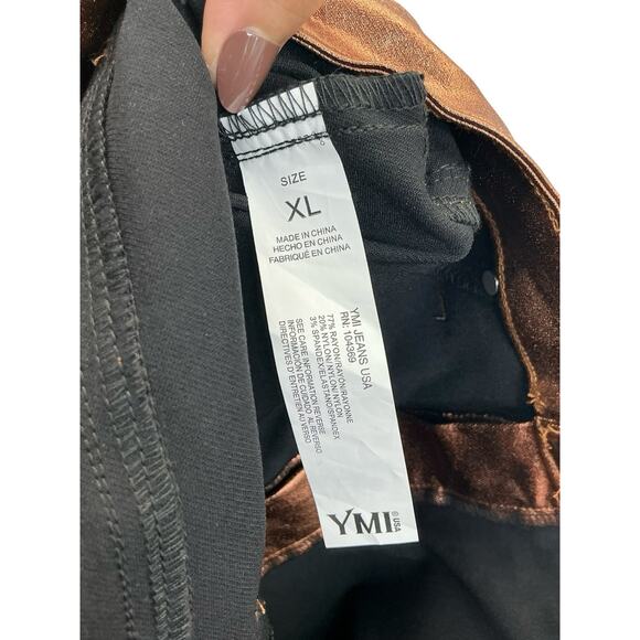 YMI Skinny Jeans Size XL Copper Color - Picture 9 of 12
